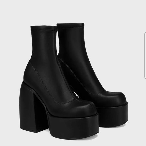 high heel platform boots - Picture 1 of 1